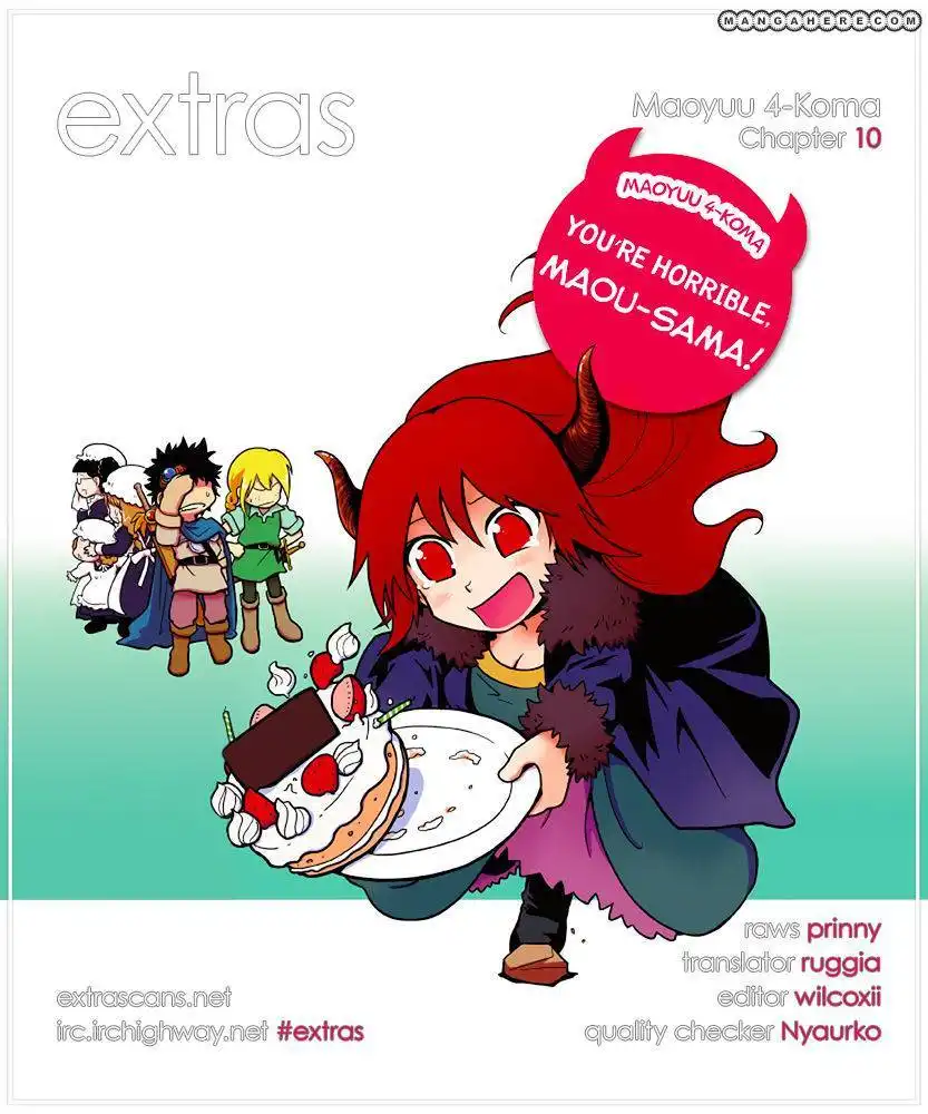 Maoyuu 4-Koma: You're Horrible, Maou-sama! Chapter 10 1